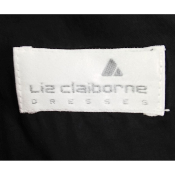 Liz Claiborne Sheath Dress Sz 4 Black Pink - Picture 4 of 6